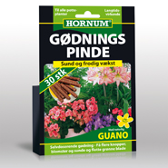 Hornum gødningspinde - blomster/planter 30 stk.